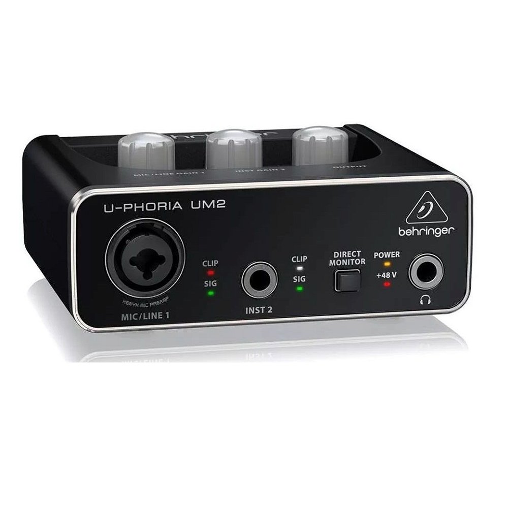 behringer u-phoria um2 usb audio