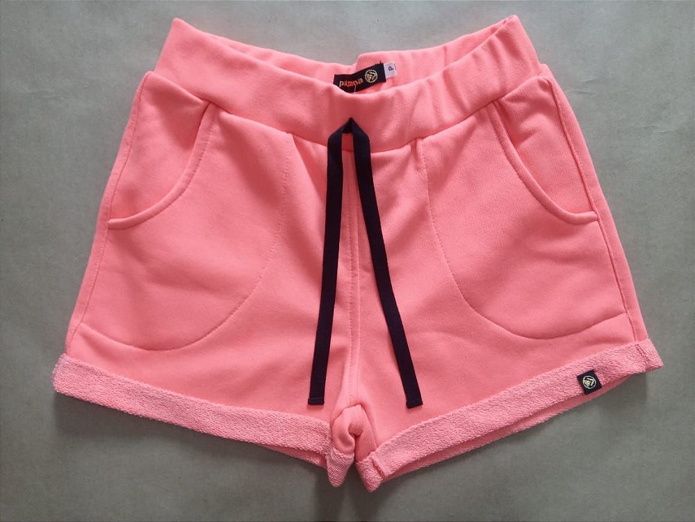 short neon rosa