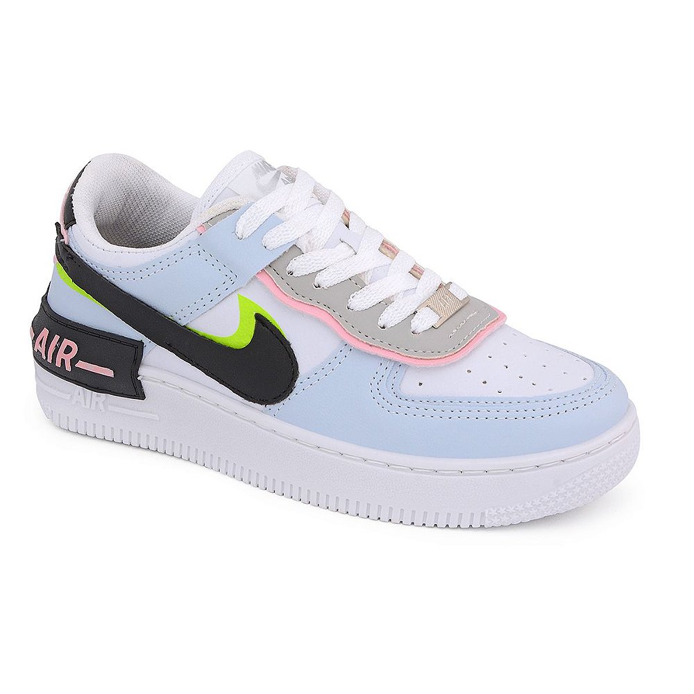 Nike Air Force 1 Shadow Azul bb / preto - M.Shoes Imports