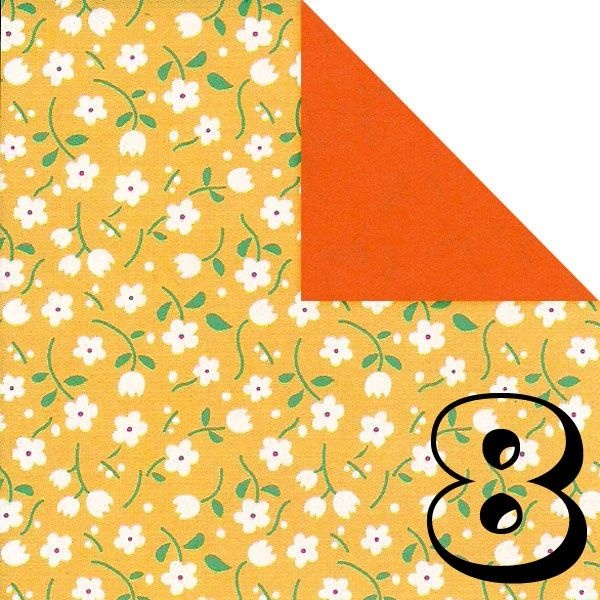 Papel de Origami 7,5x7,5cm Estampado Dupla Face CD16K101 (80 Fls