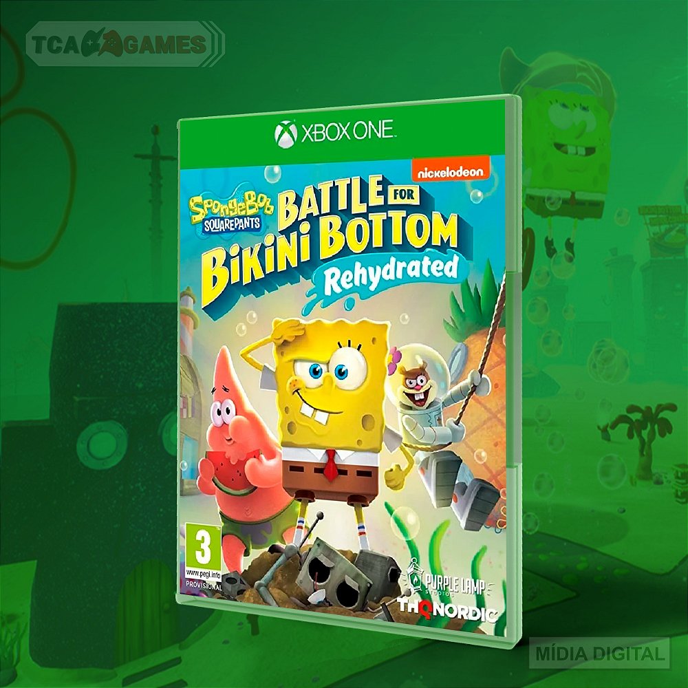 Bob Esponja Calça Quadrada: Batalha pela Fenda do Biquíni - Xbox One - Tca  Games - Jogos Digitais para seu PS4 e PS5