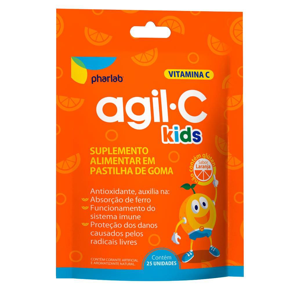 Agil C Kids 30 Mg 25 Past Goma Vitamina C Pharlab Sim - Fabricante ...