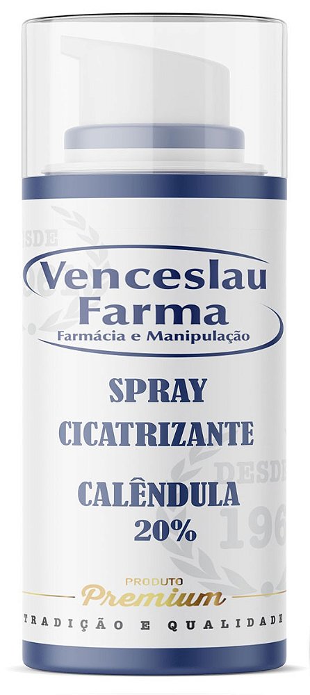 SPRAY CICATRIZANTE CALENDULA FERIDAS DIABETES - Venceslau Farma A sua  farmácia de manipulação suplementos fitness para academia e saúde