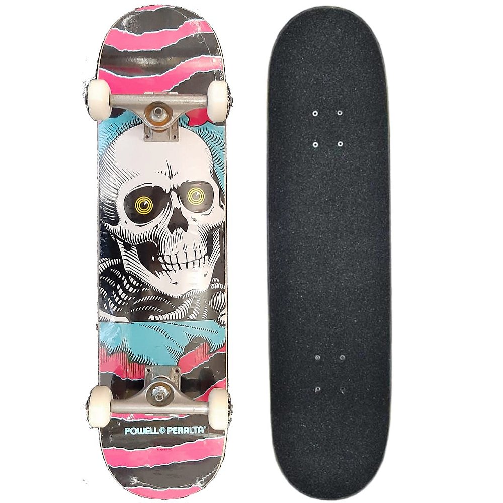 SKATE PROFISSIONAL COM SHAPE POWELL PERALTA RIPPER 7.75" - Rattrap Skate  Old Style