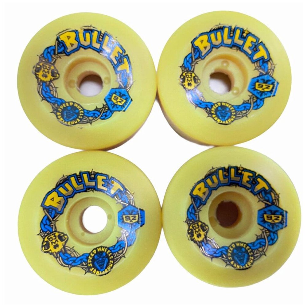 Roues De Skate Santa Cruz Bullet 63mm 95A - Vintage NOS