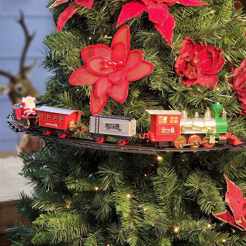 TREM PARA ÁRVORE EXPRESSO NATALINO - CONTOS DE INFÂNCIA - Senhor Natal TREM PARA ÁRVORE EXPRESSO NATALINO - CONTOS DE INFÂNCIA - Senhor Natal