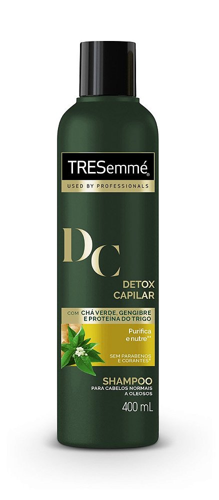 Shampoo Tresemme Detox Capilar - Embalagem 1X400 ML - Real Distribuidora