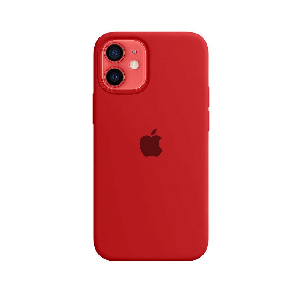 Capa Para Iphone 12 Mini Em Silicone Premium - Vermelho - Eletrônicos e  Acessórios para Smartphone