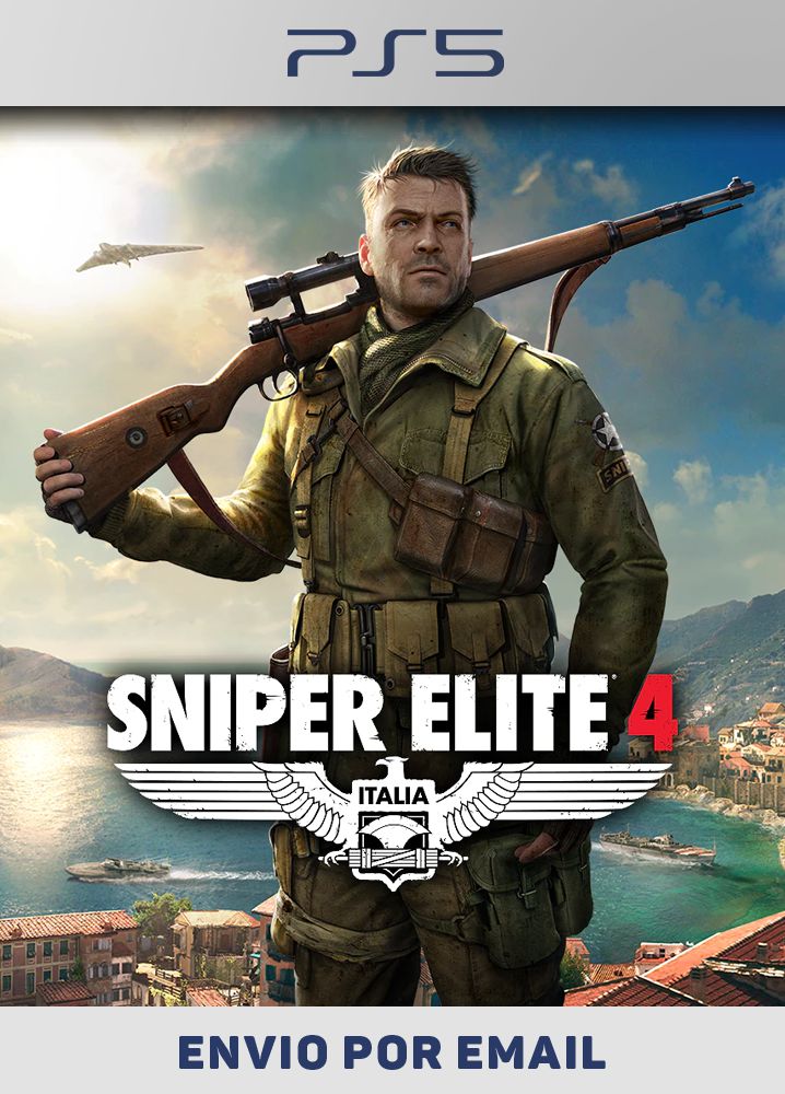 Sniper Elite 4 PS5 Mídia Digital Sir Games Jogos Digitais para