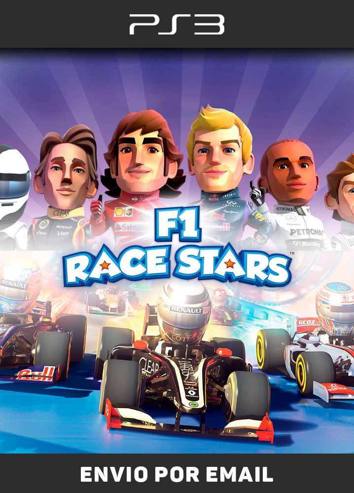 F1 Race Stars - PS3 Mídia Digital - Sir Games - Jogos Digitais para PS3,  PS4, PS5 e Nintendo Switch