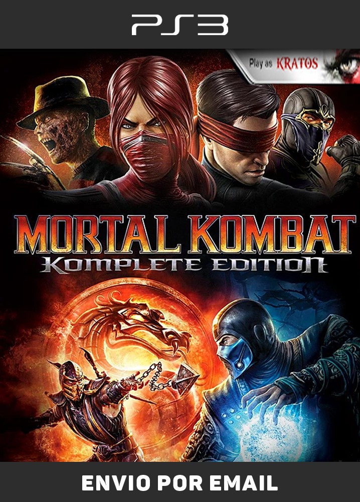 Mortal Kombat 9 Komplete Edition - PS3 Mídia Digital - Sir Games - Jogos  Digitais para PS3, PS4, PS5 e Nintendo Switch