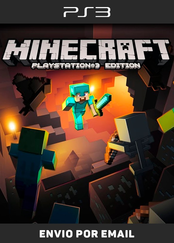 Minecraft - PS3 Mídia Digital - Sir Games - Jogos Digitais para PS3, PS4,  PS5 e Nintendo Switch