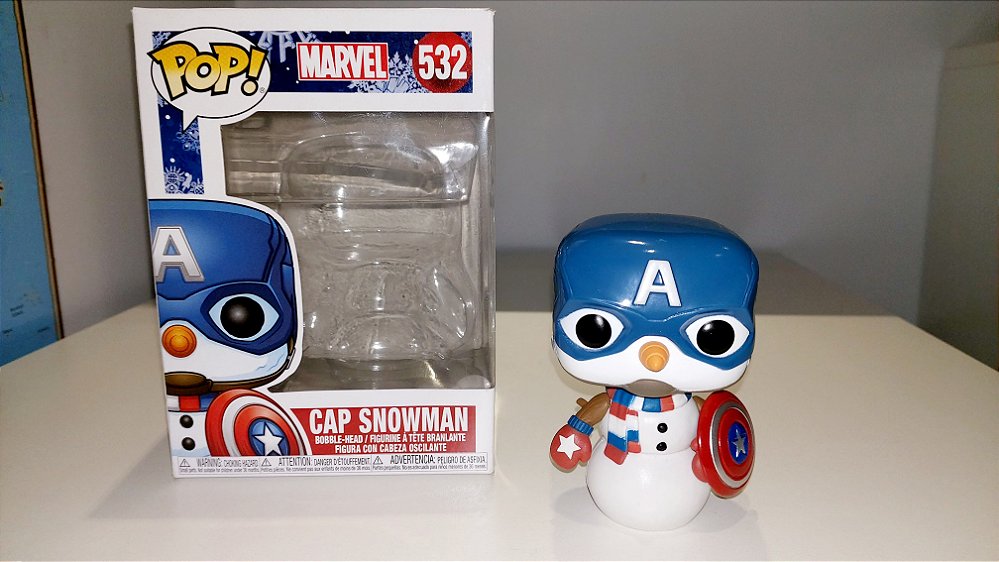 snowman captain america pop