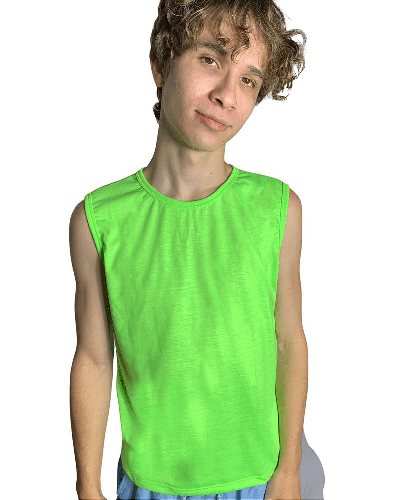 camiseta verde neon