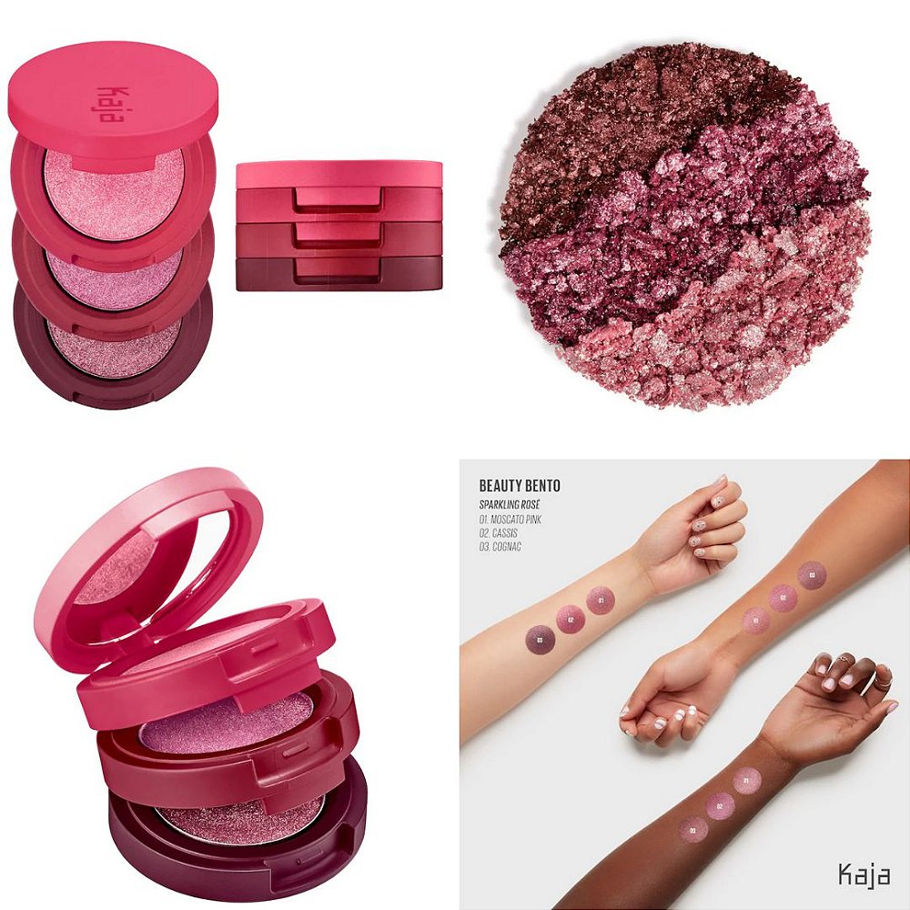 Kaja Beauty Bento Bouncy Eyeshadow Trio Trio De Sombras Imports Mdm