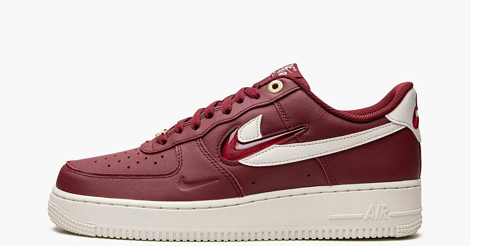 nike air force 1 mid maroon