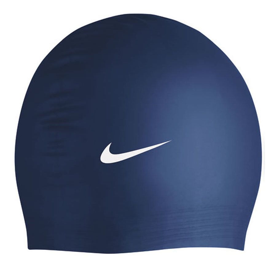 Touca De Natação Nike Solid Silicone Cap - 440 Azul Marinho - BazarZote -  Esportes & Diversão