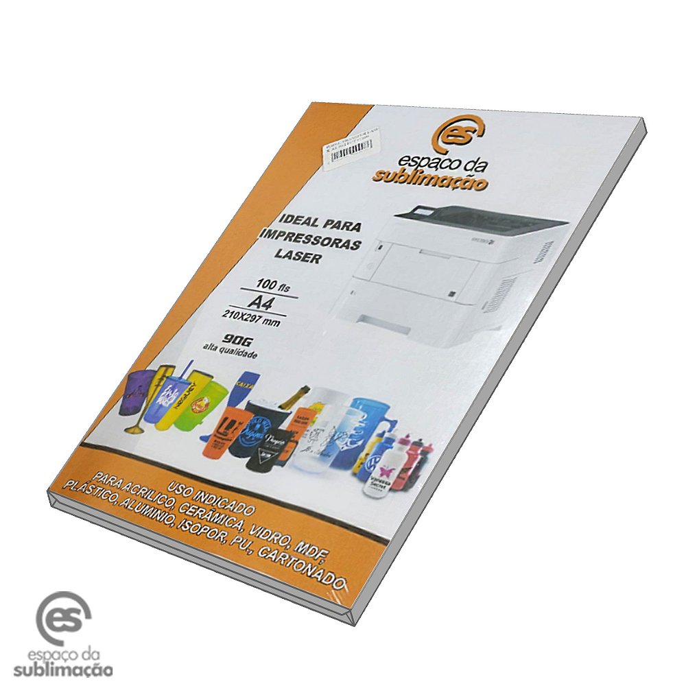 Papel Transfer Laser Pct C100 Folhas Espaço Da Sublimação Tudo Para Sublimação E Transfer 1030