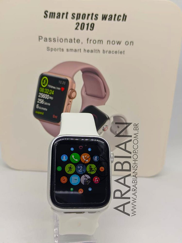 Relogio Smartwatch Iwo9 Prata Arabian Shop