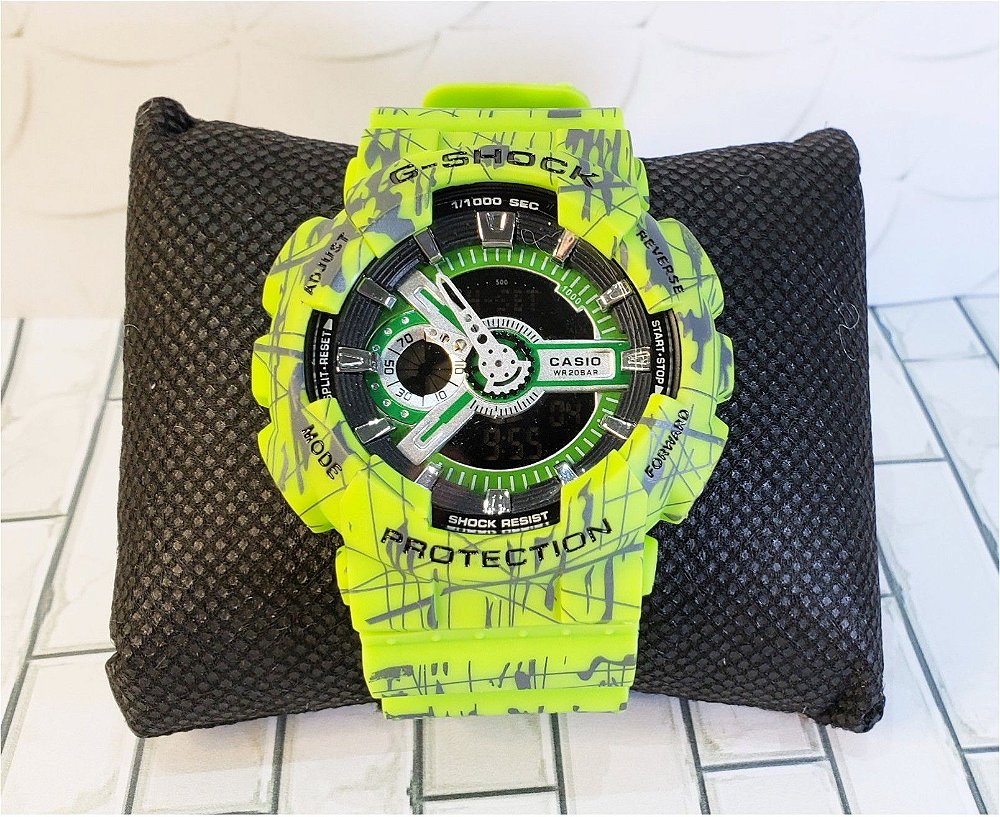 g shock verde agua