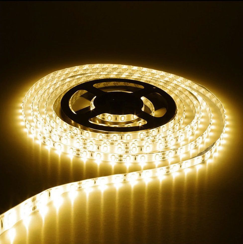 Fita de LED 12V 5050 Branco Quente IP20 Sem Silicone Prudenled Iluminação e Produtos em LED Fita de LED 12V 5050 Branco Quente IP20 Sem Silicone Prudenled Iluminação e Produtos em LED