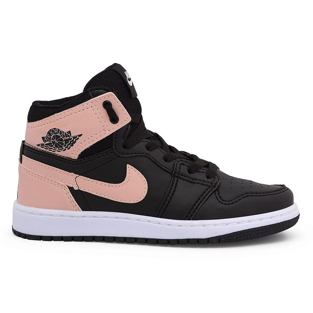 TÊNIS BOTA AIR JORDAN 1 CHICAGO ROSE E PRETO - Compra Tênis Calçados