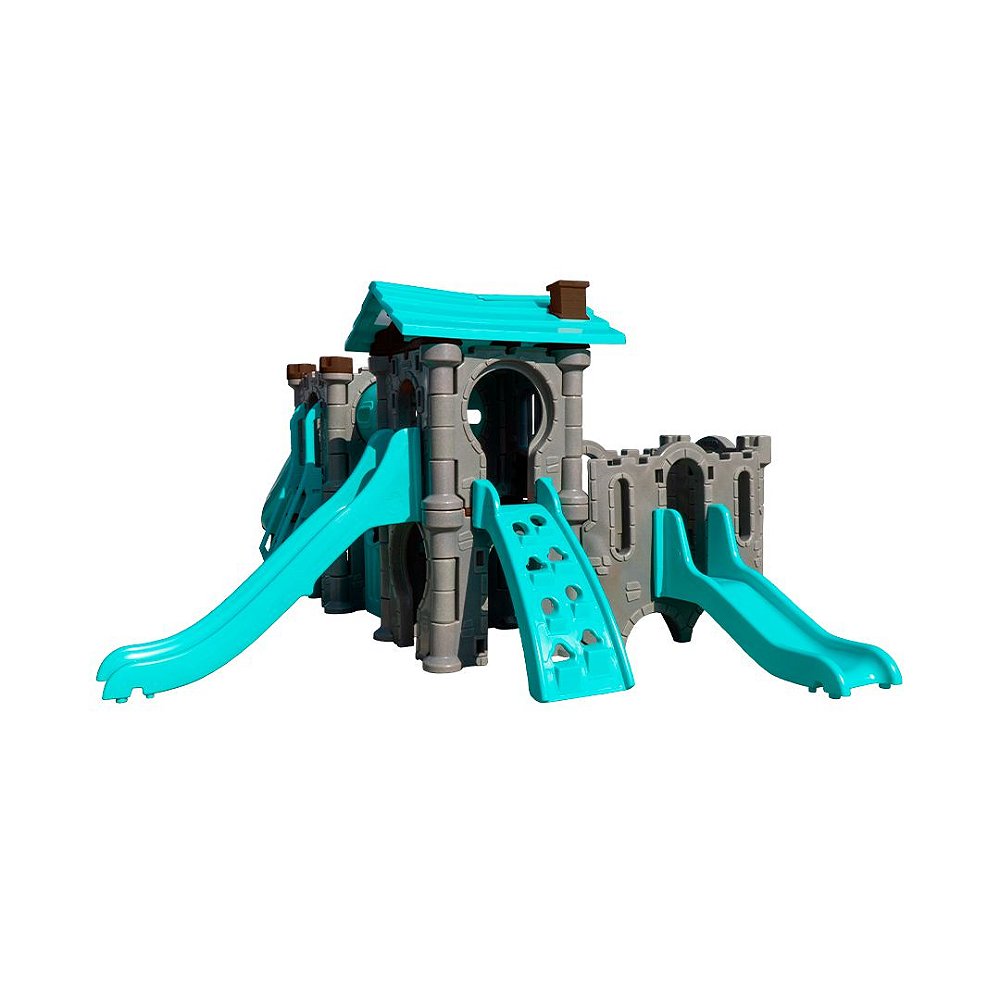 Castelos Spring Water Playground Castelo Spring com Escorregador Infantil Freso - Freso ...