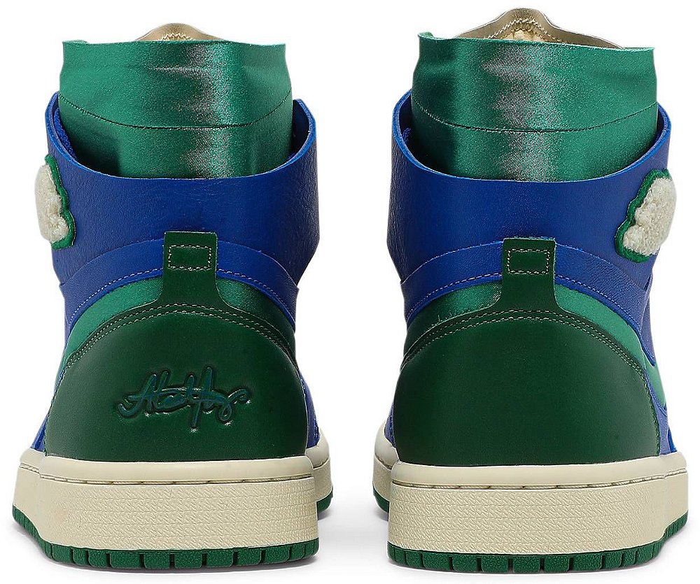 Aleali May x Air Jordan 1 Zoom Comfort âCalifiaâ Hyper Royal/Pine Green For Sale â New Jordans 2021