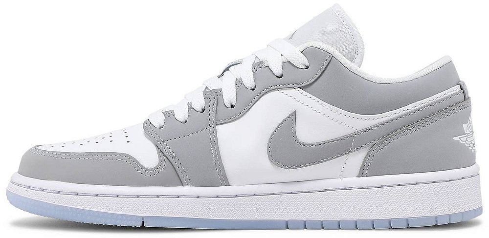 New Fashion WMNS Air Jordan 1 Low White Wolf Grey Aluminum DC0774-105 Running Shoes Â« The New 