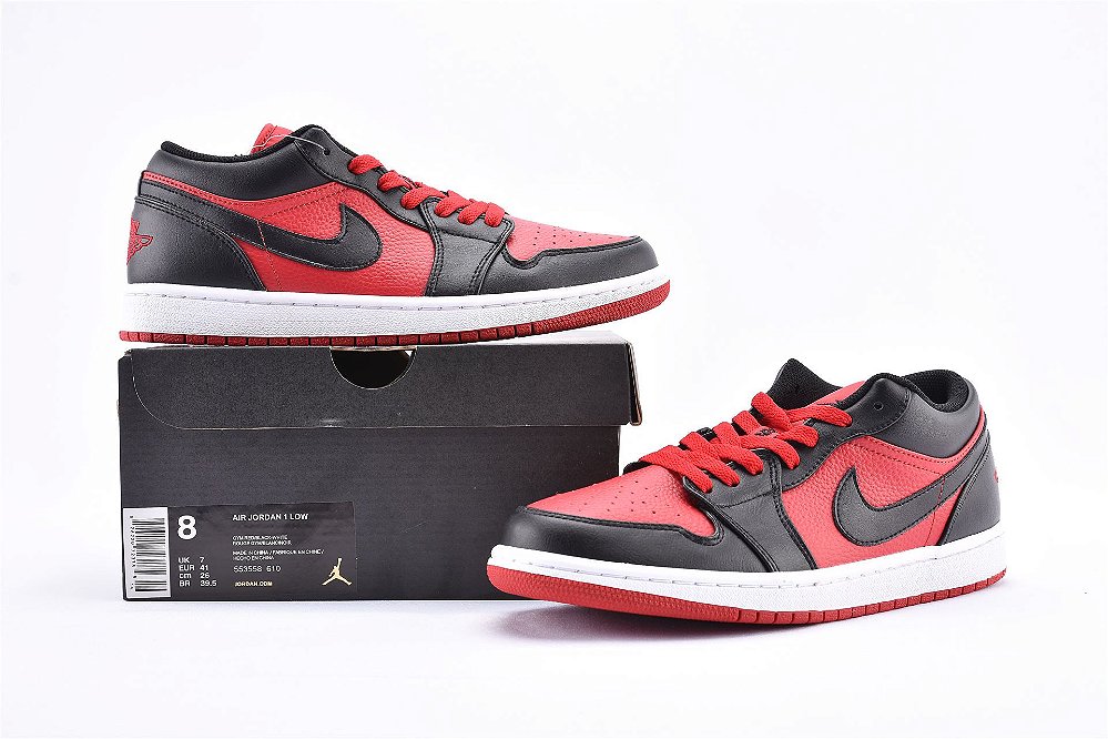 AIR JORDAN 1 LOW 'GYM RED' RETRO Os melhores Tênis estão aqui