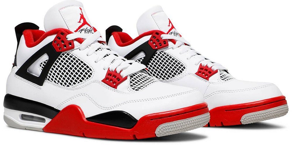 AIR JORDAN 4 RETRO OG ' FIRE RED ' 2020 - Os melhores Tênis estão aqui