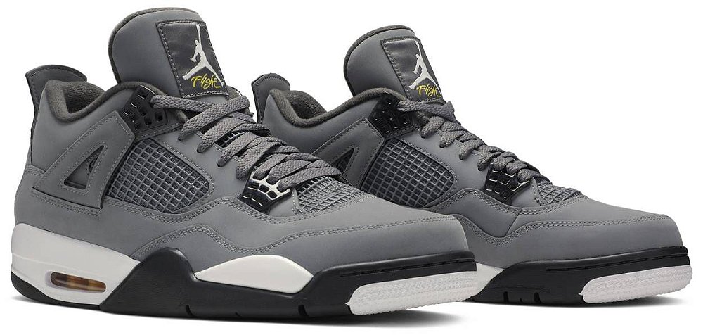 cool grey 4s black laces