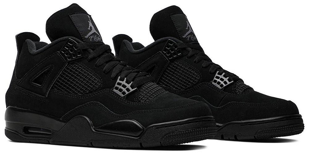 Black Cat Retro 4 Footlocker - Cat Meme Stock Pictures and Photos