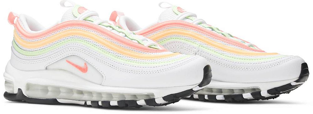 TÃNIS NIKE AIR MAX 97 ESSENTIAL ' WHITE MELON MINT VOLT ' - Os melhores TÃªnis estÃ£o aqui