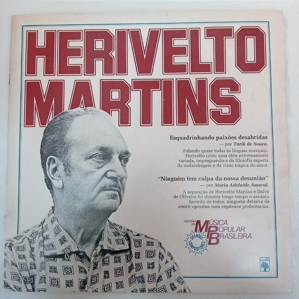 Disco de Vinil Herivelto Martins Historia da Mpb Interprete Herivelto