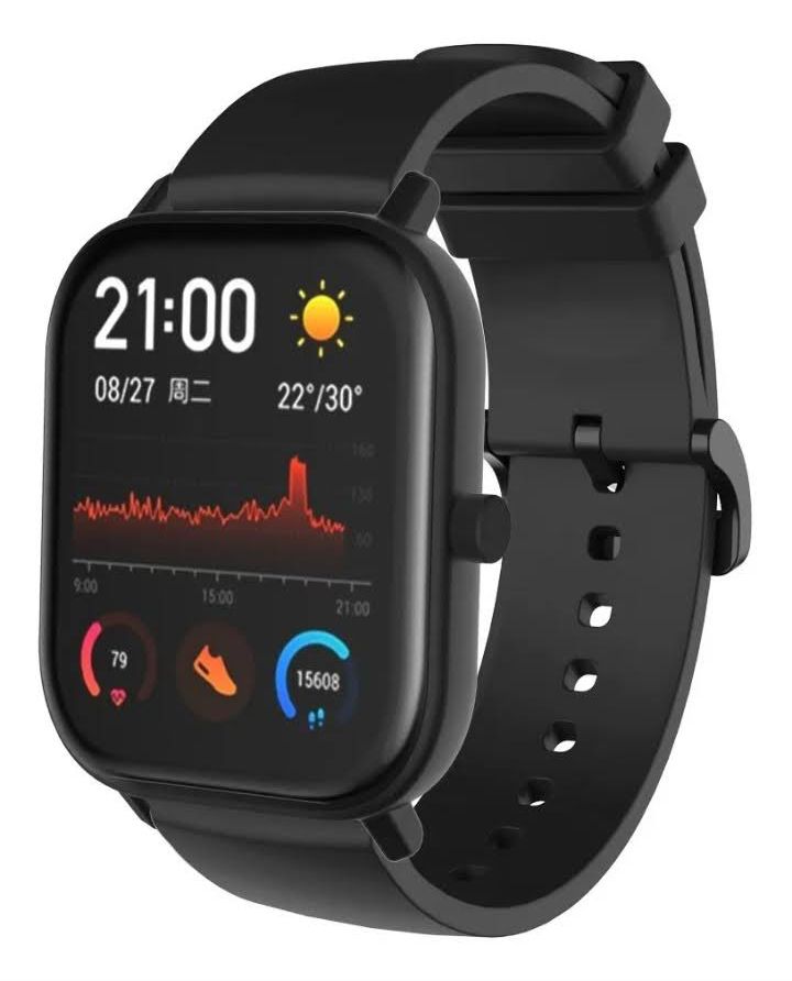 relógio smartwatch xiaomi amazfit gts 44mm preto