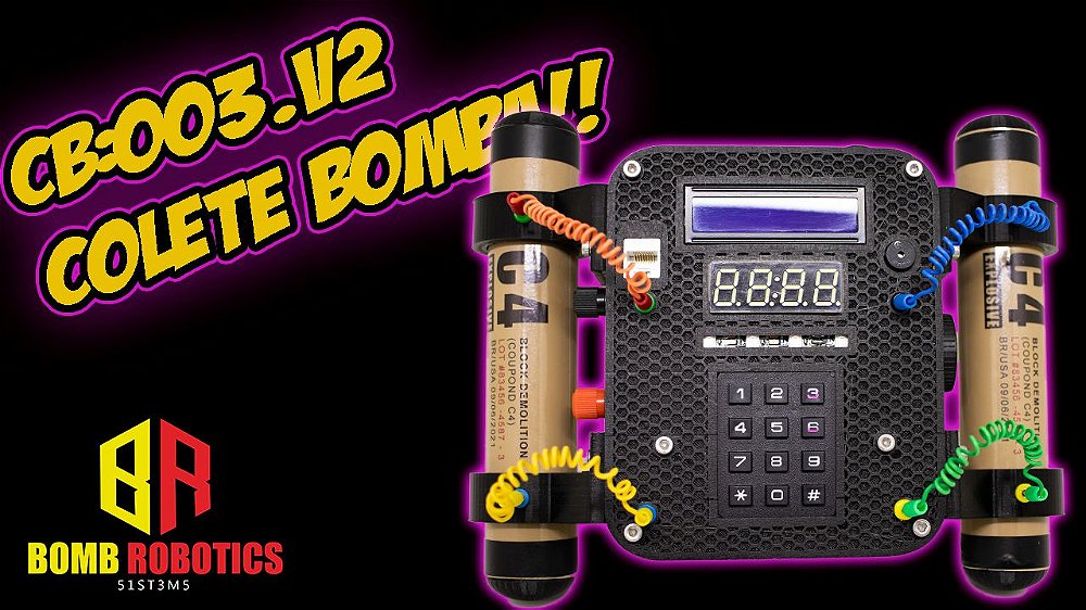CB:003_V2 (COLETE BOMBA FAKE PARA AIRSOFT). - bombrobotics