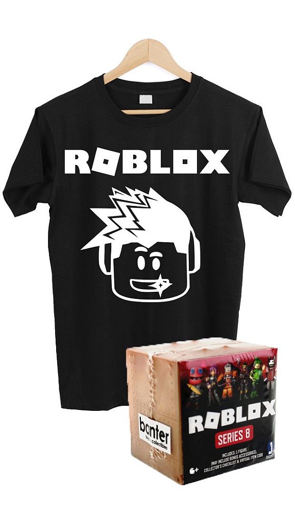 Camiseta Roblox Head Character Action Figure Series 8 Robox Store - como fazer sua propria camisa personalizada no roblox