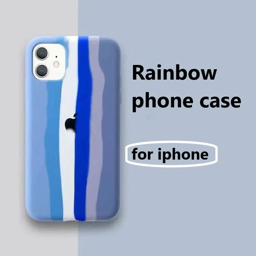 Capa Arco Íris Azul - IP 7/8 Plus - Capinhas.SP - O shopping do seu  smartphone