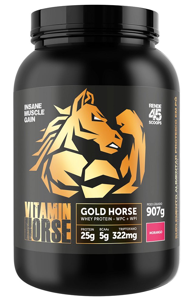 WHEY PREOTEIN GOLD HORSE MAKRO SUPLEMENTOS LOJA DE SUPLEMENTOS