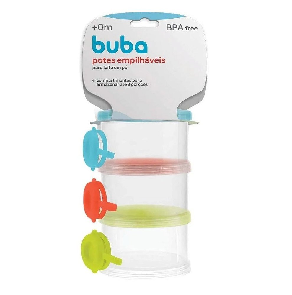 Potes Empilháveis para leite em Pó Buba - Aquarela Virtual – Linha Baby,  Brinquedos, Bolsas, Mochilas ...