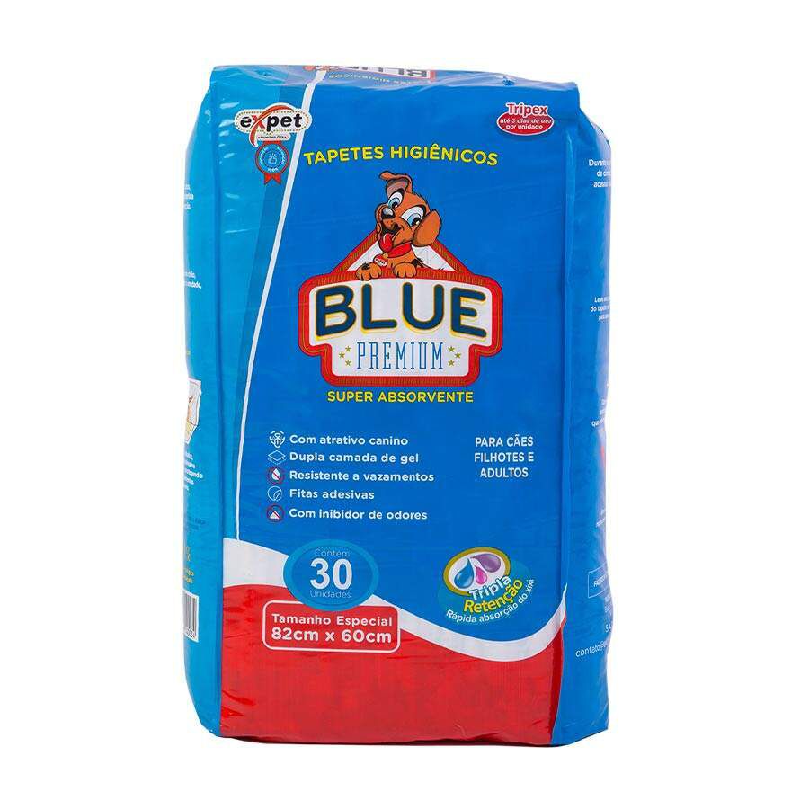 Tapetes higiênicos blue premium 30 unidades Clearance