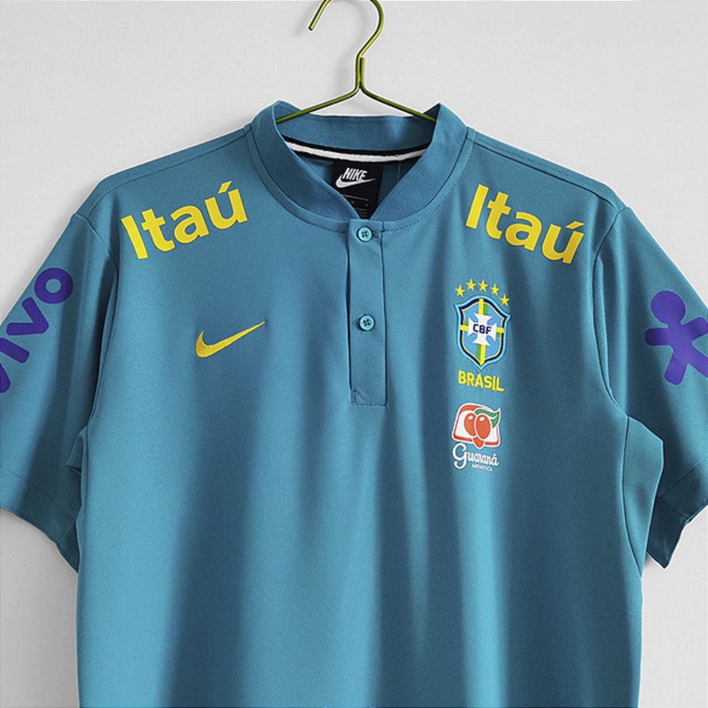 Camisa Polo Brasil Pré-Jogo Nike - Zeus Store