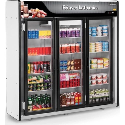 Geladeira/refrigerador 1118 Litros 3 Portas Branco Plus - Refrimate - 110v - Asfl3pp