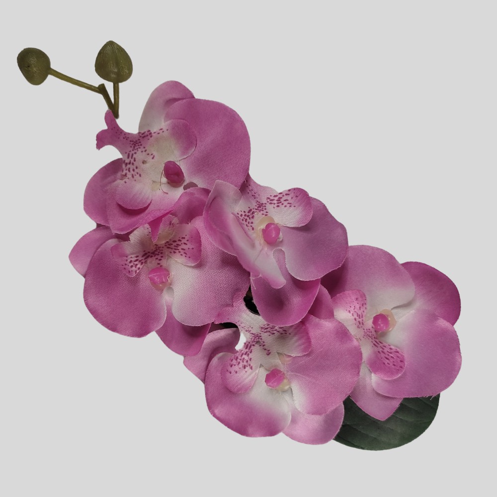 Arranjo de Cabelo Floral - Orquídeas - Cor de Rosa - Lovely Vintage Store