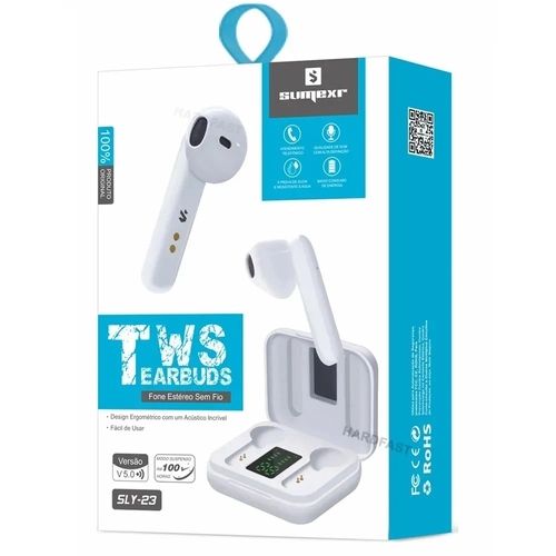 FONE DE OUVIDO BLUETOOTH SUMEXR SLY-23 - Bitt Acessorios
