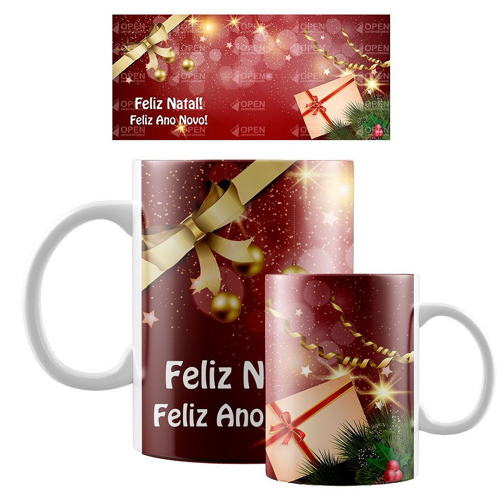 Caneca Feliz Natal e Ano Novo - Canecas Personalizadas com Preço de Atacado Caneca Feliz Natal e Ano Novo - Canecas Personalizadas com Preço de Atacado