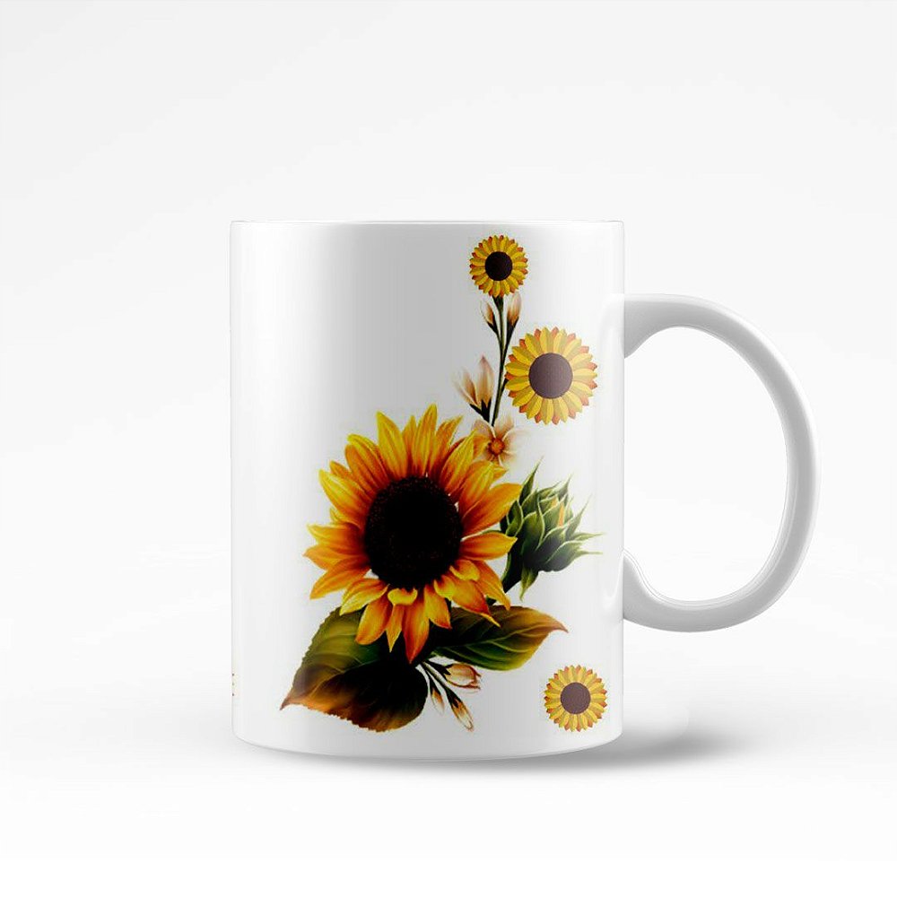 Caneca Que eu Seja Todo Dia Como Um Girassol - Canecas Personalizadas ...