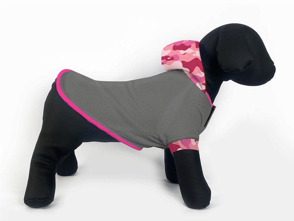 Roupa Pet Soft Confort - Rosa - Coleira, Peitoral, Guias para cachorro e  gato e Personalizado.
