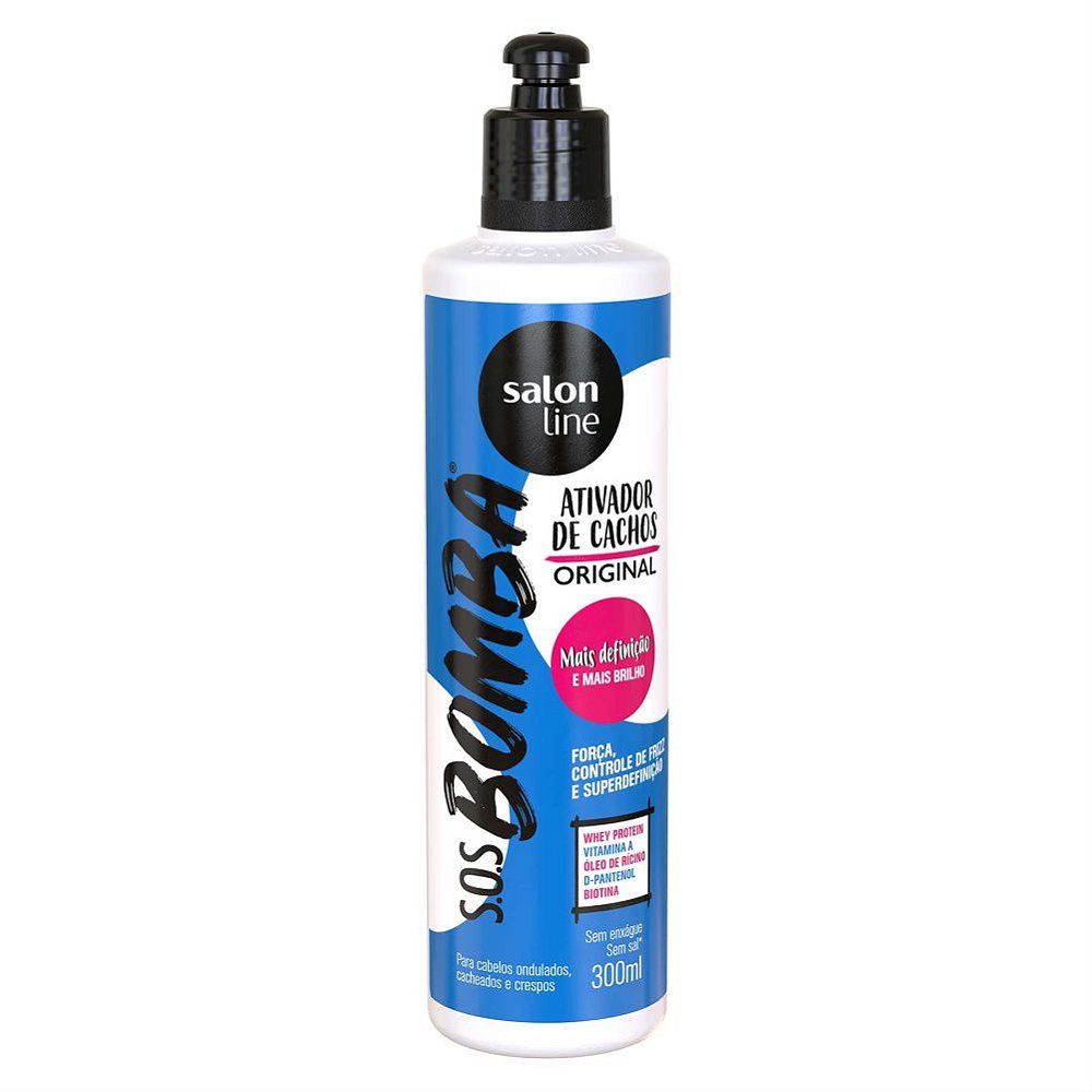 Ativador De Cachos Original Sos Bomba 300ml Salon Line Belezar